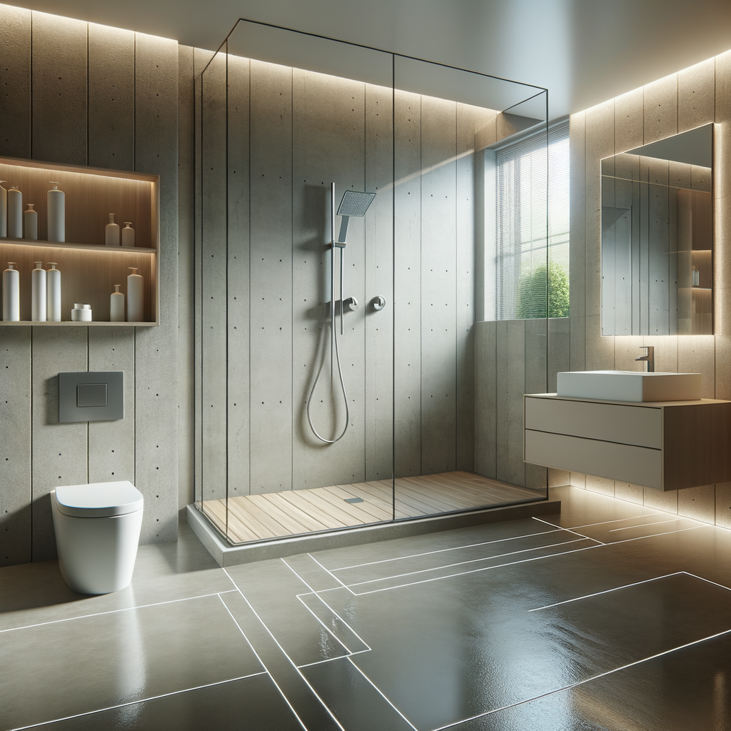 Facilitar el almacenamiento para un baño fácil de limpiar
