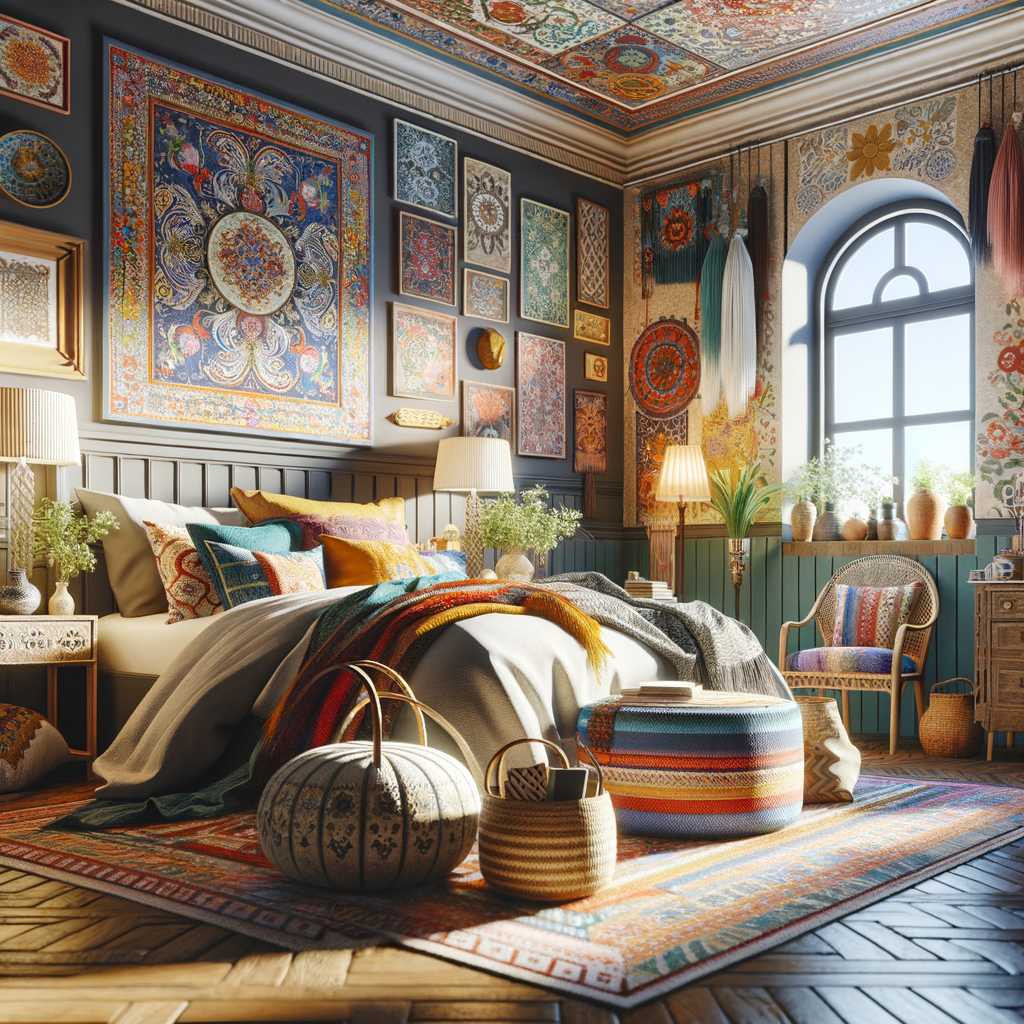 Ejemplo de cómo adoptar el estilo vibrante de decoración portuguesa