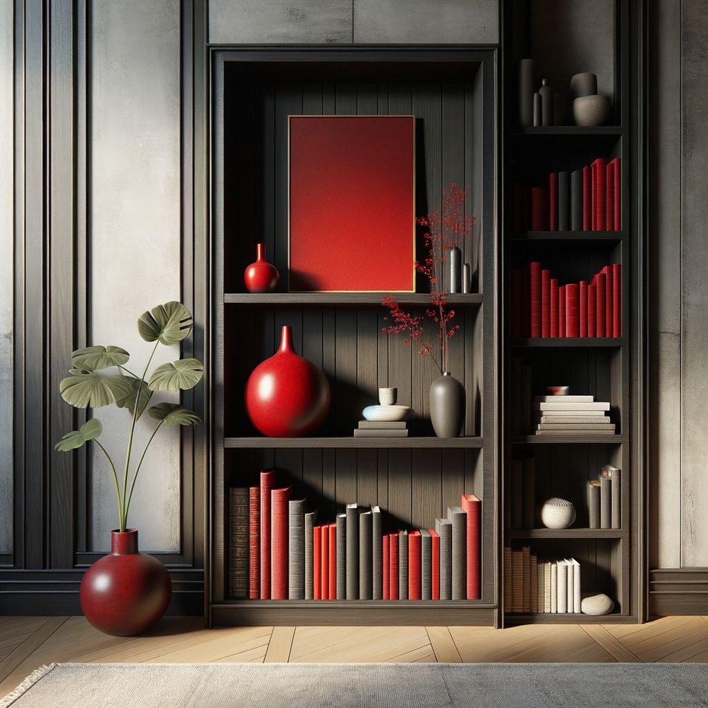 Combinando rojo con otros colores en la decoración