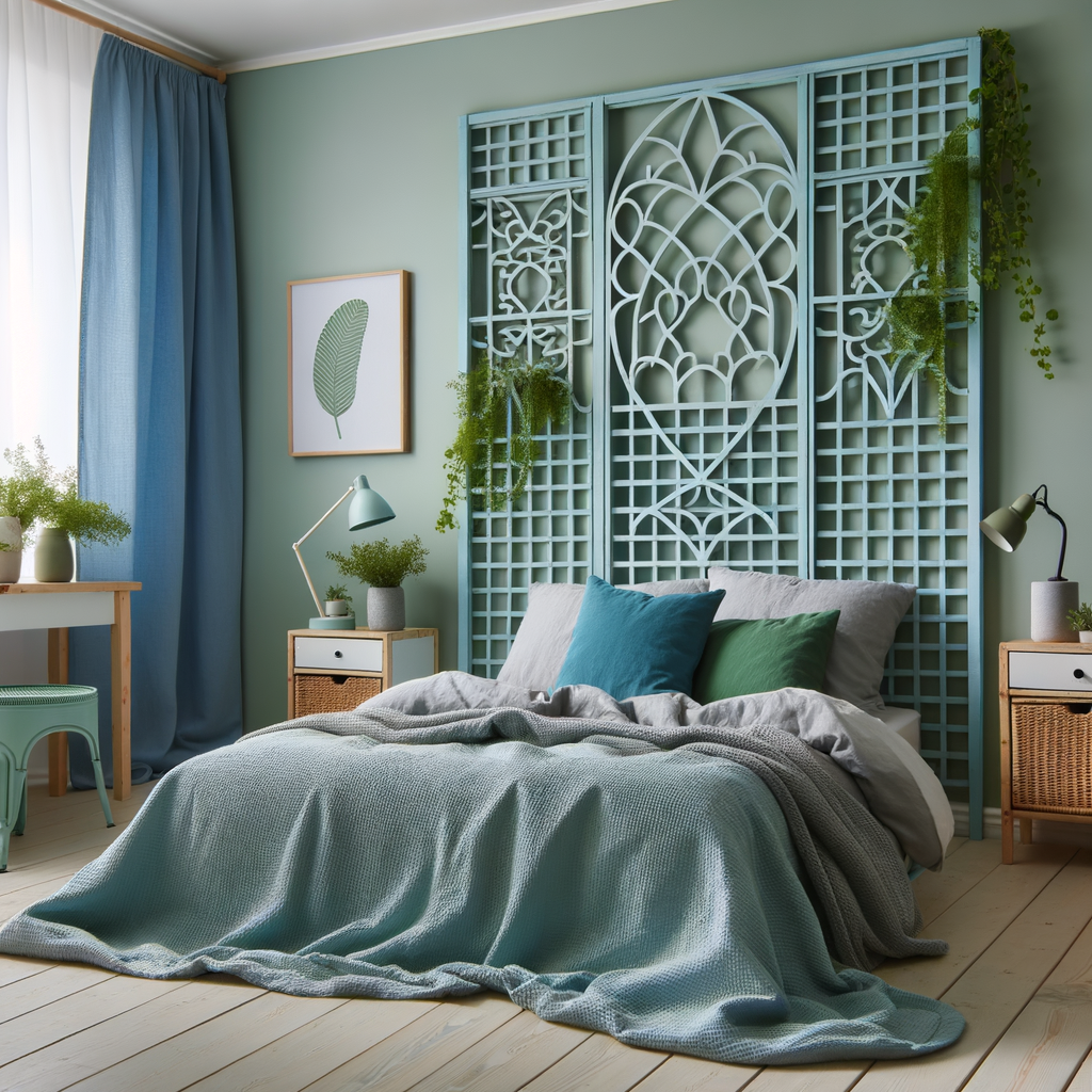 Cabecero de cama DIY de estilo rústico
