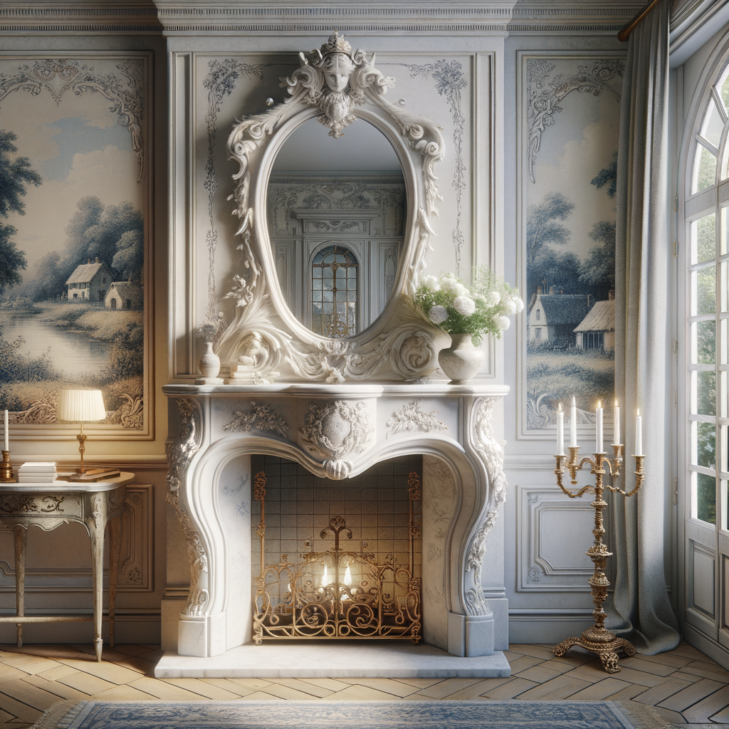 Decoración de salón al estilo francés con elegancia y chic clásico