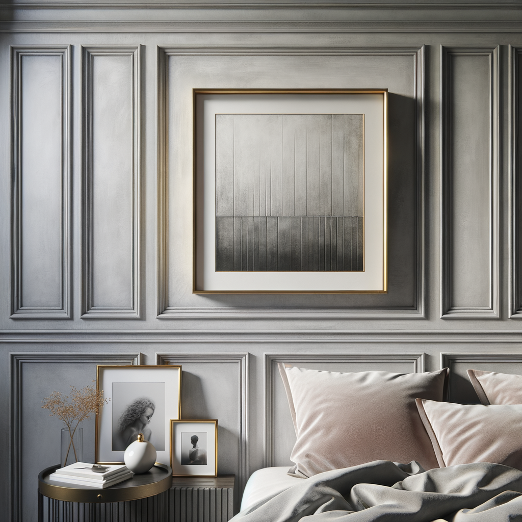 Ejemplo de mobiliario y organización en un dormitorio con decoración minimalista elegante.