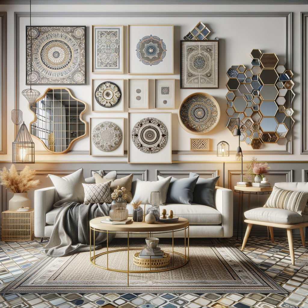 Paredes pintadas de forma creativa para decoración económica