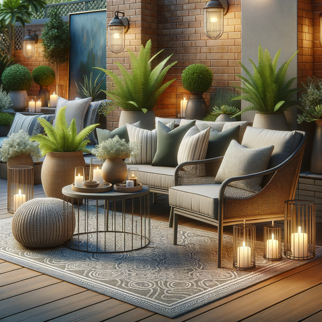 Considerando el tamaño y la escala en la decoración exterior