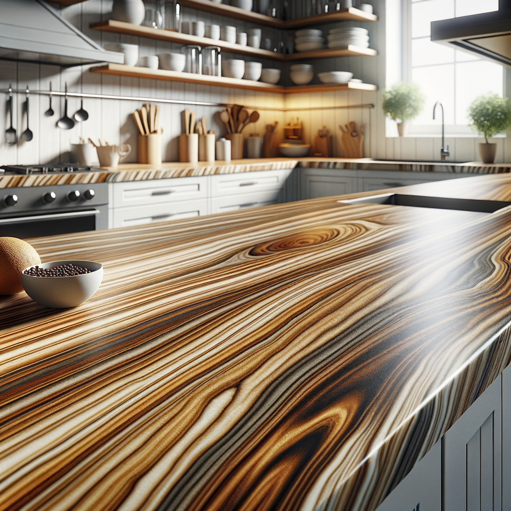 Encimeras de cocina en colores naturales y orgánicos para 2024