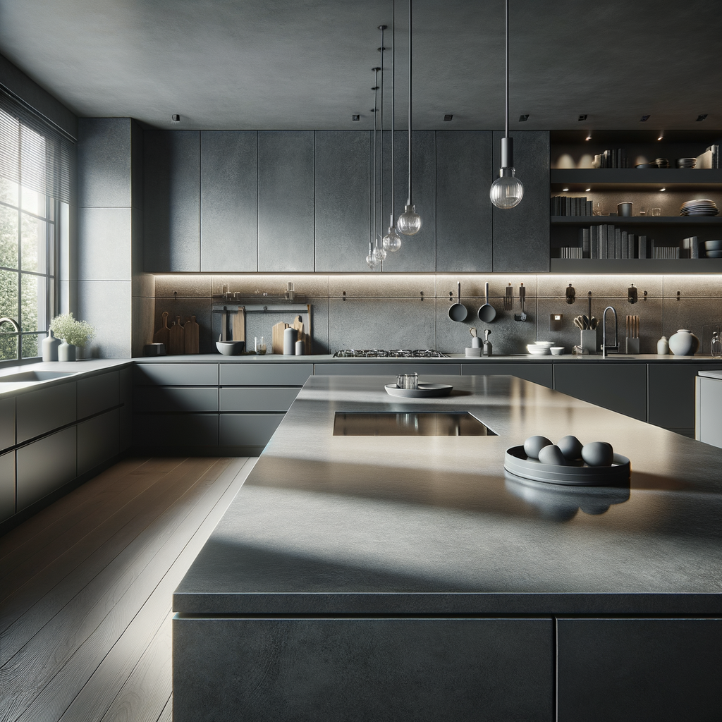 Innovación en texturas y acabados de encimeras de cocina para 2024