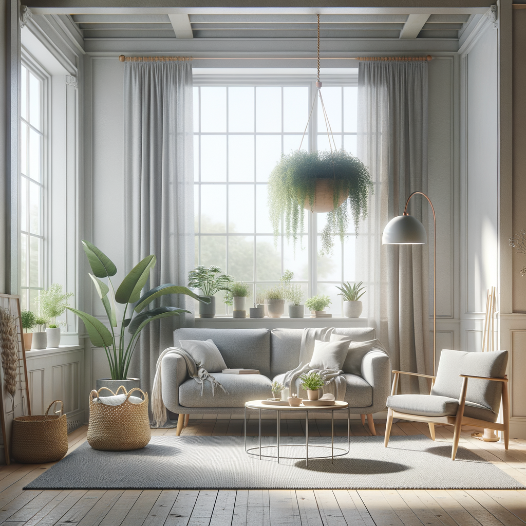Decoración de un salón con estilo veraniego