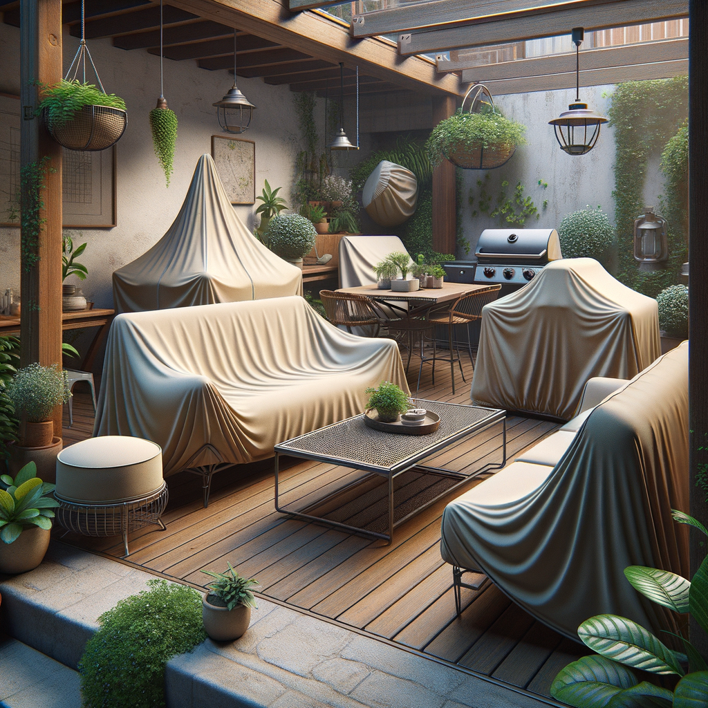 Consejos para proteger muebles de jardín del sol y la lluvia