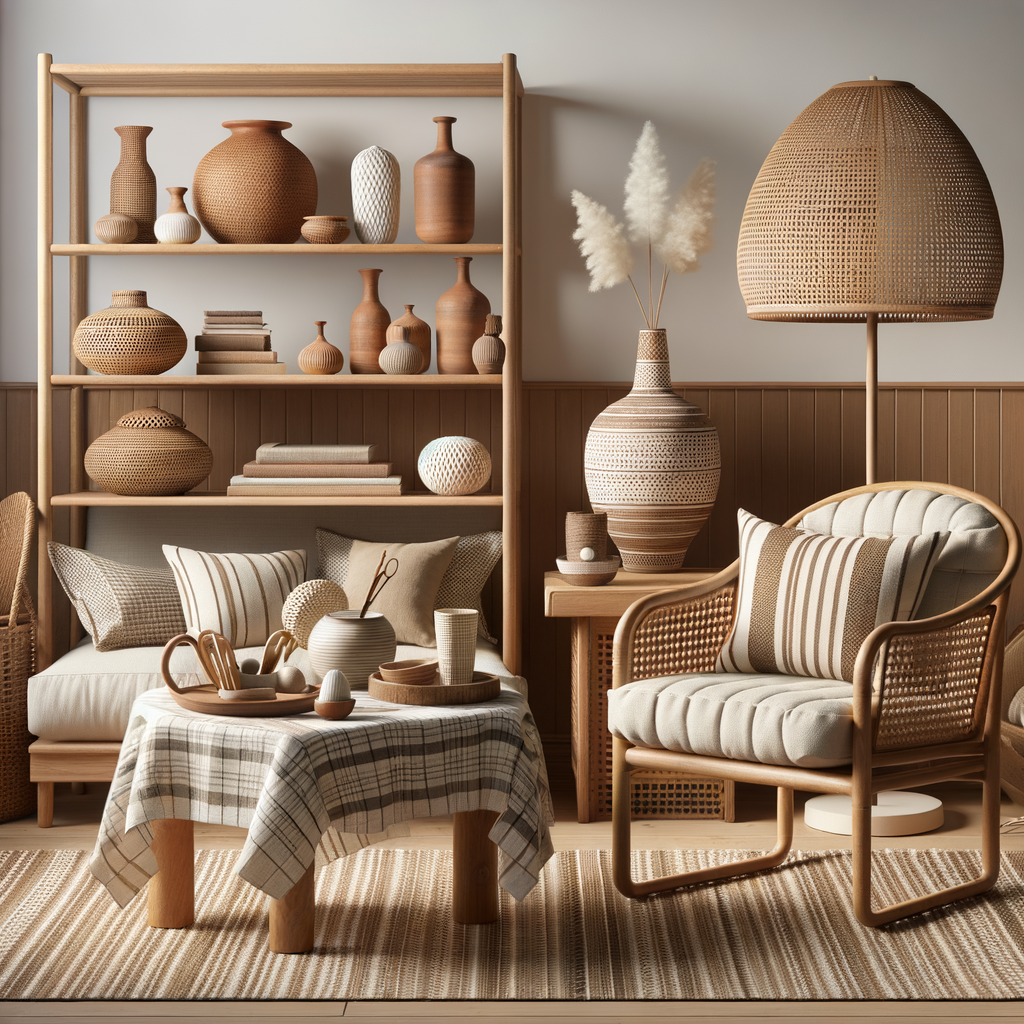 Accesorios étnicos en la decoración