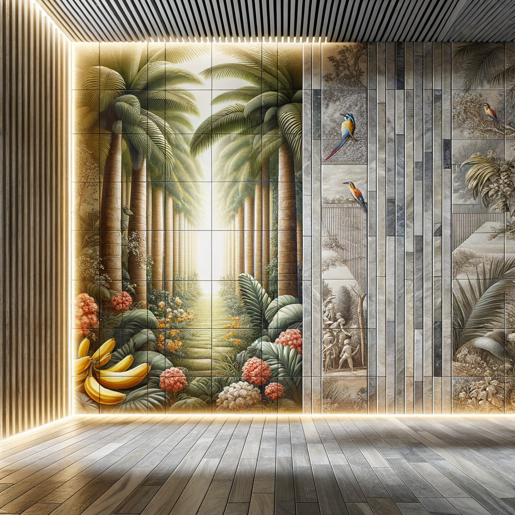 Innovación y estilo con papel pintado en decoración