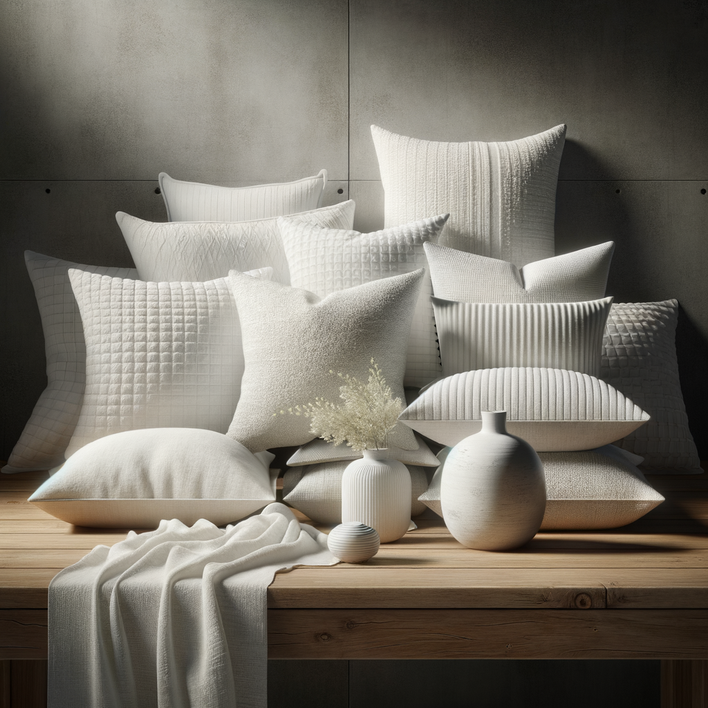 Accesorios y detalles en blancos para la decoración