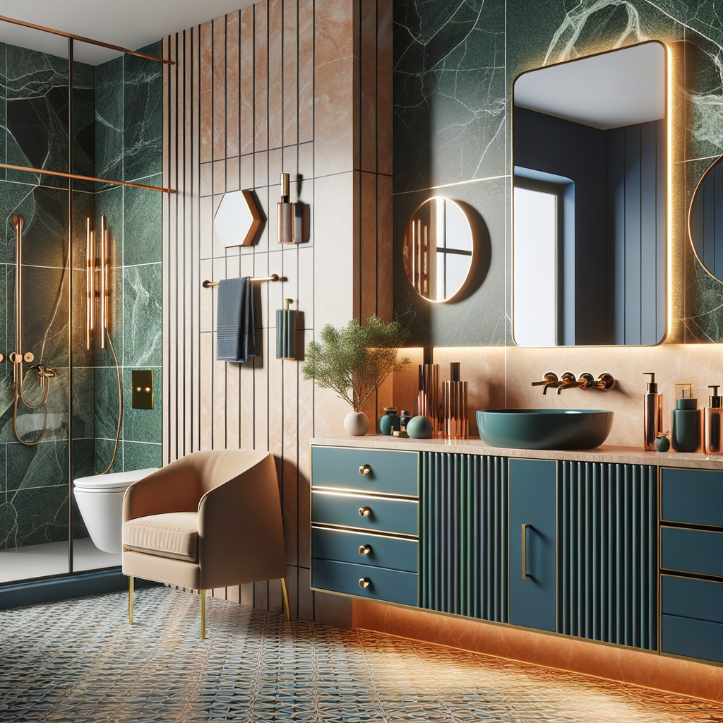 Elegancia atemporal del mármol en la decoración de baños