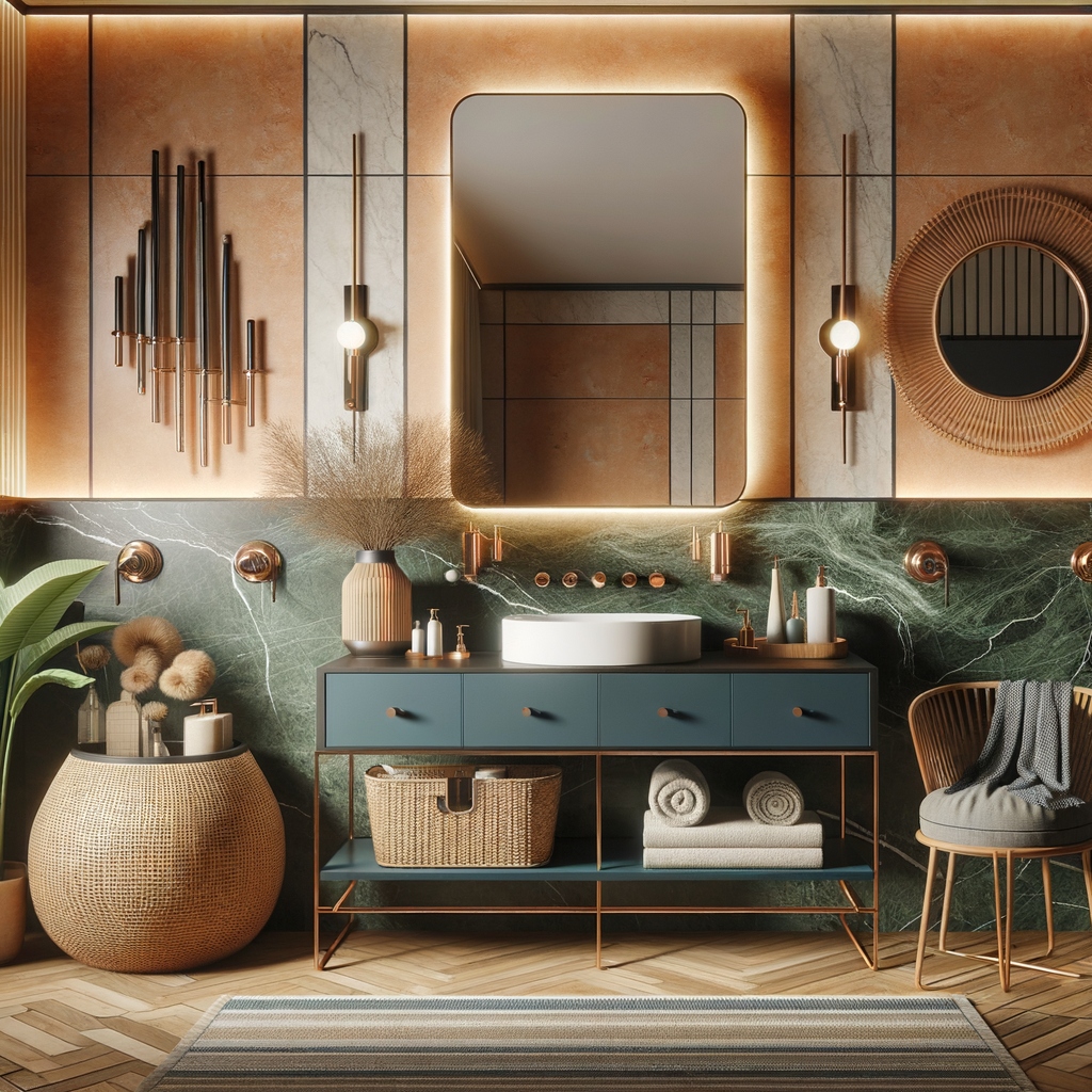 Funcionalidad y estilo en la última tendencia de tocadores para baños
