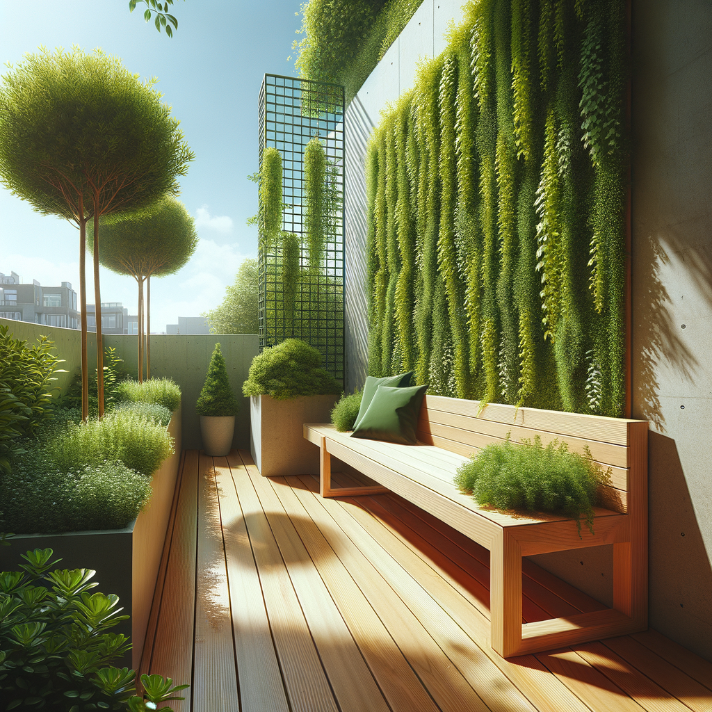 Ideas para terrazas sin césped con plantas y flores