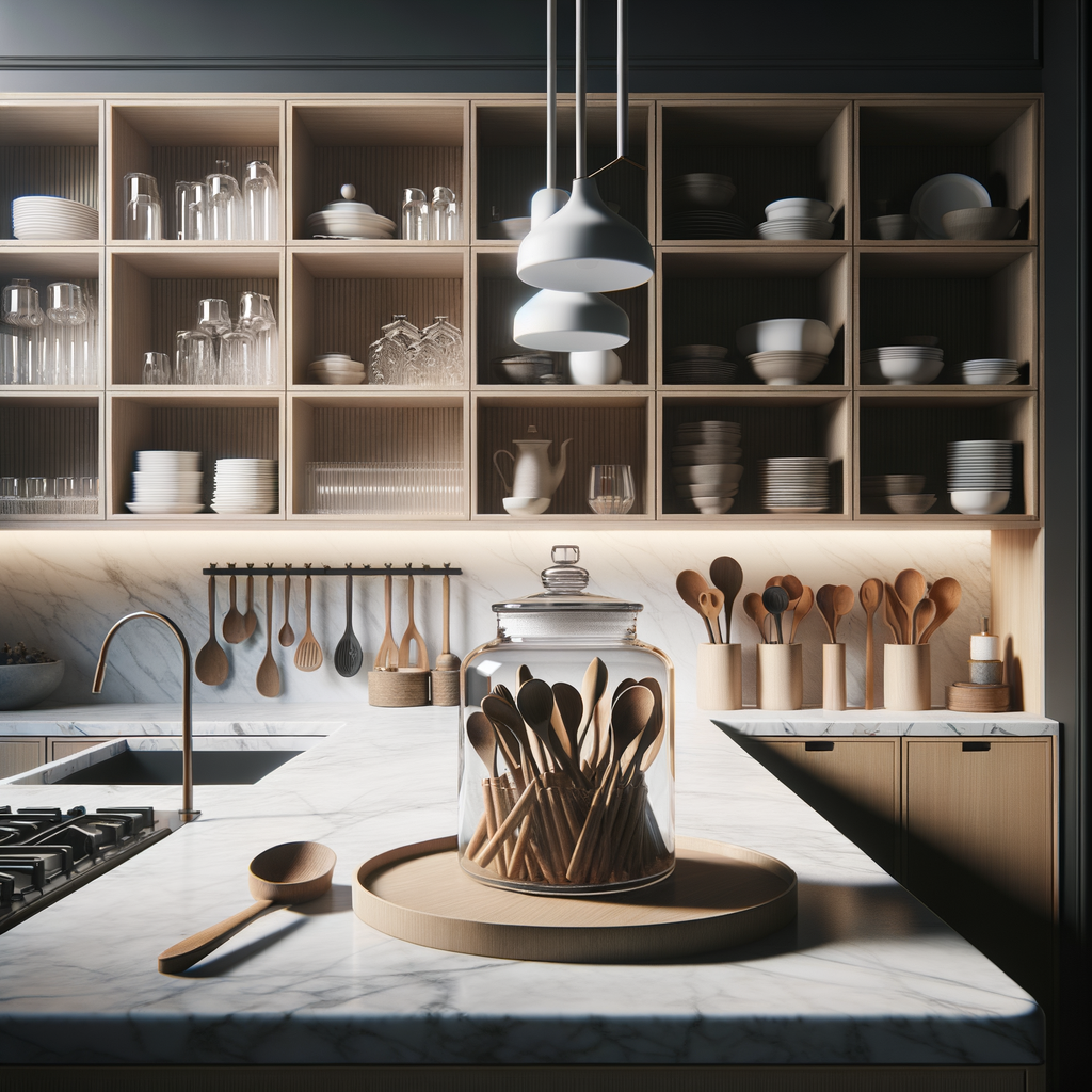 Diseño de cocina con isla central