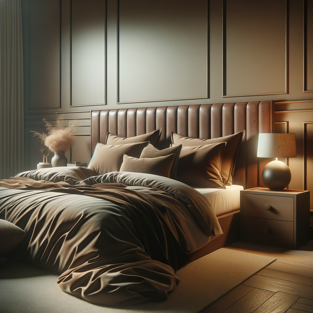Dormitorio brillante con plantas de interior